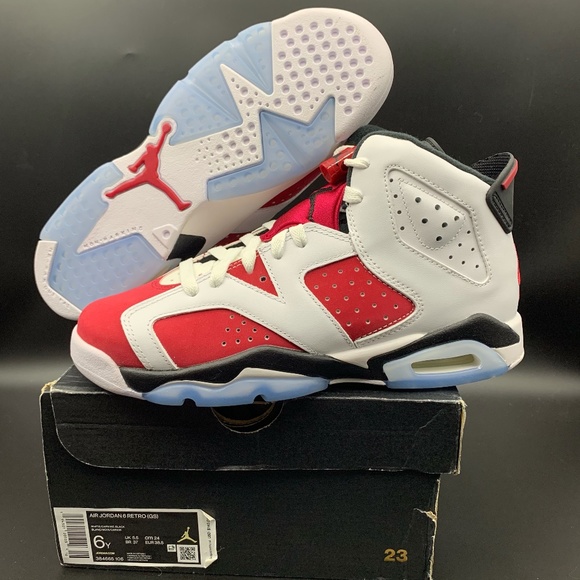 Jordan 6 Retro Carmine 2021 Size 6.5